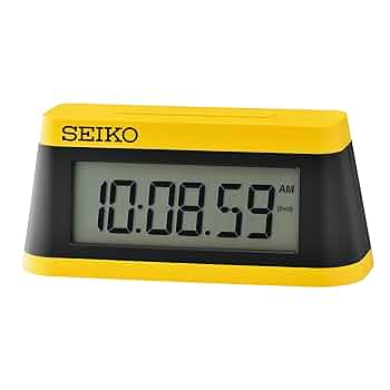 Seiko Modern Marathon Bedroom Alarm Clock : Amazon.ca: Home